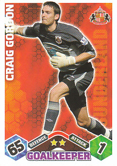Craig Gordon Sunderland 2009/10 Topps Match Attax #272